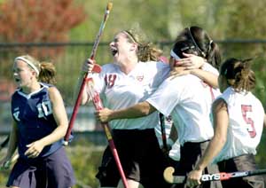 Harvard's winning field hockey