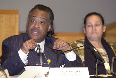 Photo of Rev. Al Sharpton and Iris