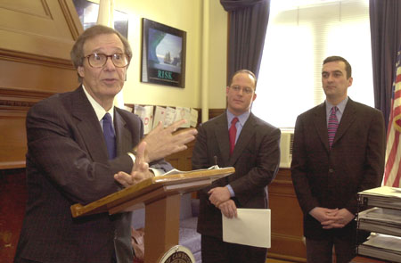 Neil L. Rudenstine, Anthony Galluccio and David Maher