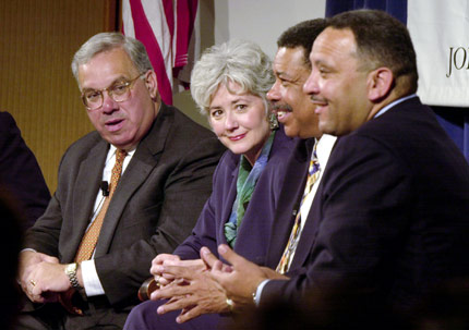 Thomas Menino, Susan Savage, Wellington Webb and Mark