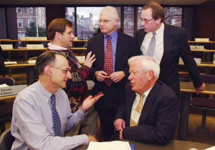 Michael A. Sullivan, Manny Stefanakis, Charles Euchner, Nicolas Retsinas and Robert