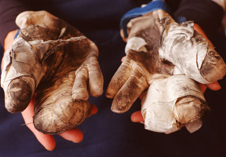 William Tan's gloves