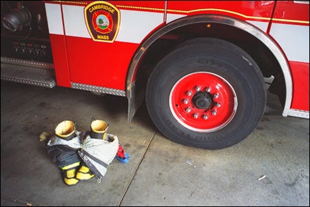 Firefighting boots and pants