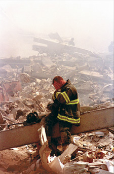 World Trade Center rubble