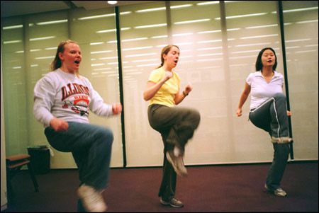 RAD participants Gretchen Peterson, Lucy Perez Fernandez, Soojin