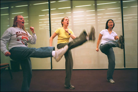 RAD participants Gretchen Peterson, Lucy Perez Fernandez, Soojin Kwon