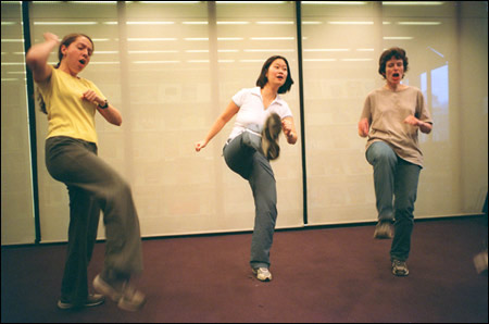 RAD participants Lucy Perez Fernandez, Soojin Kwon, Lydia Carmosino