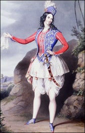 Lithograph of Louisa