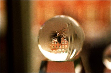photo of glass globe