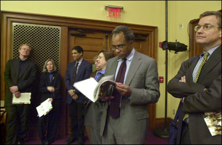 Scott Brewer, William Fisher, Howell Jackson, HLS Dean Elena Kagan, Randall Kennedy, Martha Minow, Carol Steiker, and David