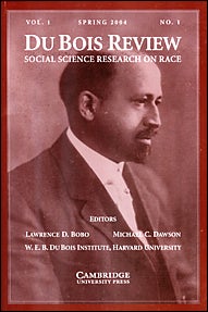 Cover of the first issue of the DuBois Review
