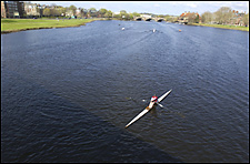 scull on the Charles