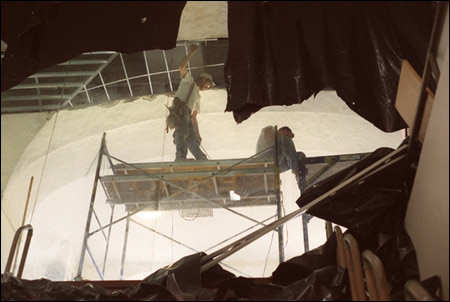 MAC mezzanine under construction