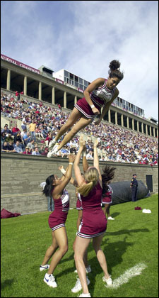 Cheerleader Stephanie Wilka '05