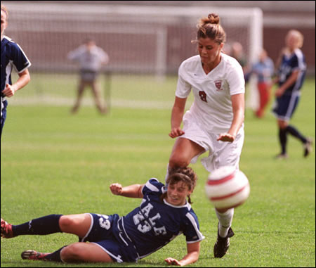 Harvard first-year Megan Merritt, Talia DiPanfilo of