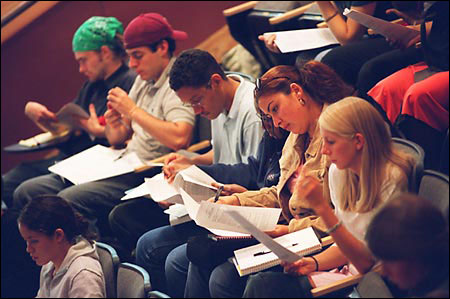 students in classroom