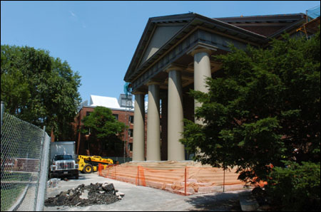 Memorial Church under construction
