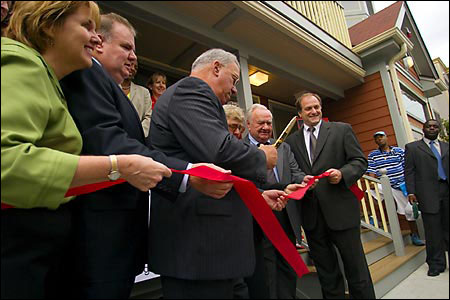 Honan family with Mayor Menino, Michael E.