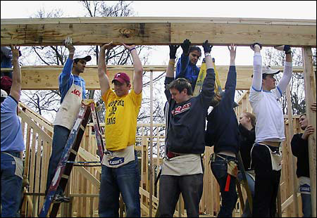 Harvard Habitat crew
