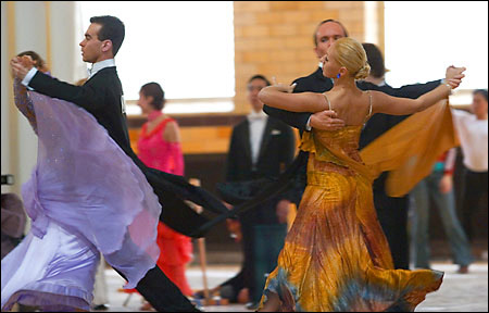 Dancers Huot, Bednikov, Bets, and Allen