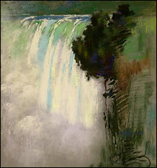 Sarah Wyman Whitman, 'Niagara Falls,' 1898