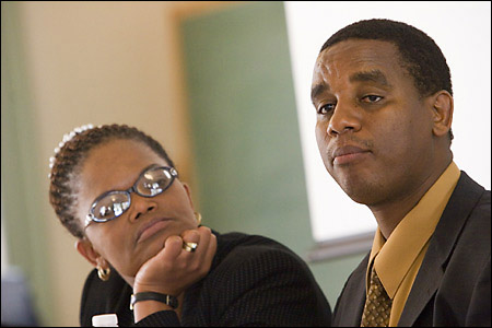 Beatrice Mtetwa and Noel Twagiramungu