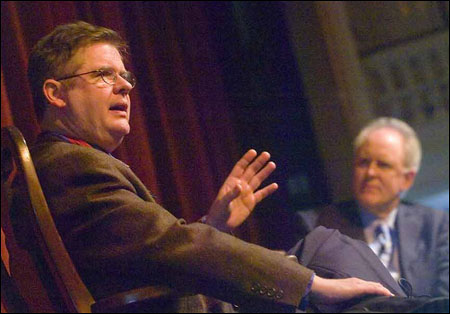 Christopher Durang and John Lithgow
