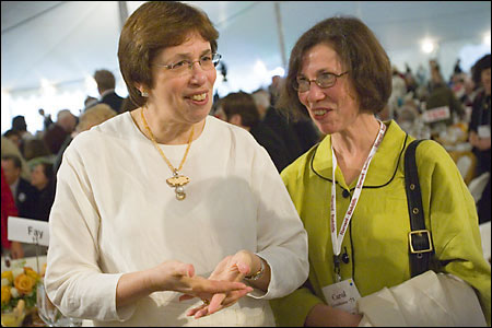 Greenhouse and her sister, Carol