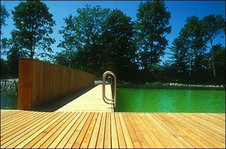 modern outdoor pool