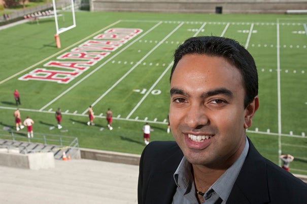 Ashwin Krishnan and fellow HLS students saw an opening — sports and entertainment law — and ran with it.