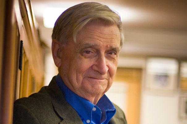 Edward O. Wilson was honored by King Carl XVI Gustaf of Sweden for his contributions to biodiversity research and assistance to the Swedish government during the Linnaeus centennial year.