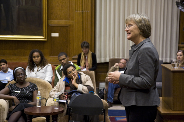 Harvard President Drew Faust talks about her November trip with students from Africa.