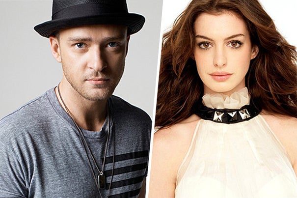 Justin Timberlake and Anne Hathaway have been chosen by Hasty Pudding Theatricals as Man and Woman of the Year. Hathaway is honored on Jan. 28 and Timberlake lands in Harvard Square on Feb. 5.