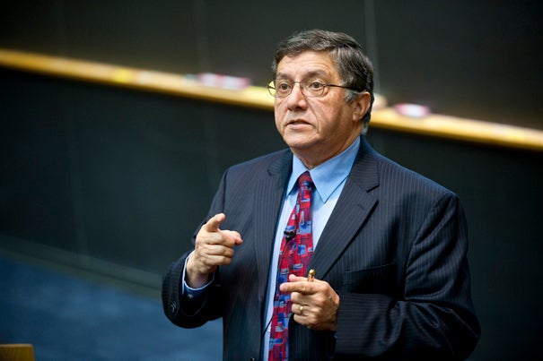 José Cordero, dean of the School of Public Health at the University of Puerto Rico, spoke on "Children’s Health: Learning from the Consequences of our Success" at the Harvard School of Public Health March 4. Cordero said that today’s leading cause of child mortality is birth defects, making that area a prime target for intervention.