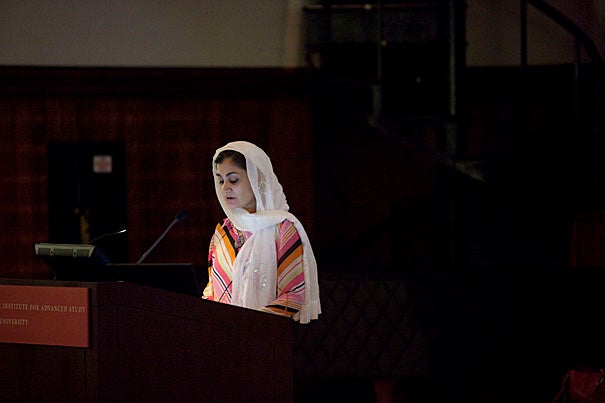 Pakistani journalist, activist, and current Radcliffe Fellow Humaira Shahid says that from 70 to 90 percent of women in Pakistan are subjected to some kind of domestic violence. Since January, Shahid has traveled to Washington, D.C., three times to argue for the passage of the International Violence Against Women Act. 
