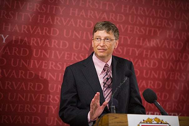 Bill Gates will be at Harvard on April 21 to deliver his address: “Giving Back: Finding the Best Way to Make a Difference.”