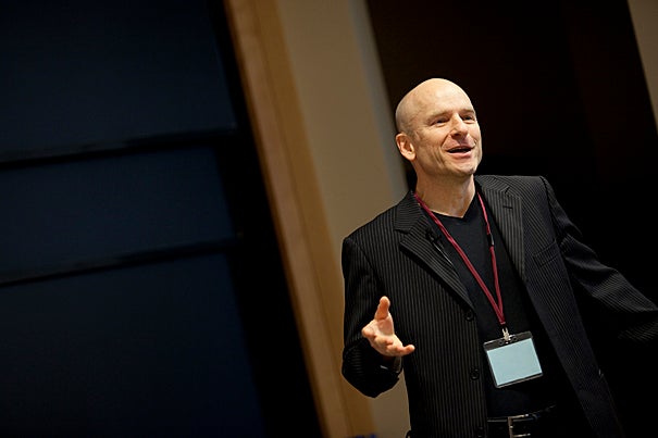 Jeffrey Schnapp discussed the growing impact of digital scholarship on university research and everyday life, during a seminar at Harvard Business School.