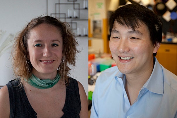 This year, three Harvard-affiliated researchers have won the TR35 award. Two of the three winners are pictured: danah boyd (left) and Timothy K. Lu.