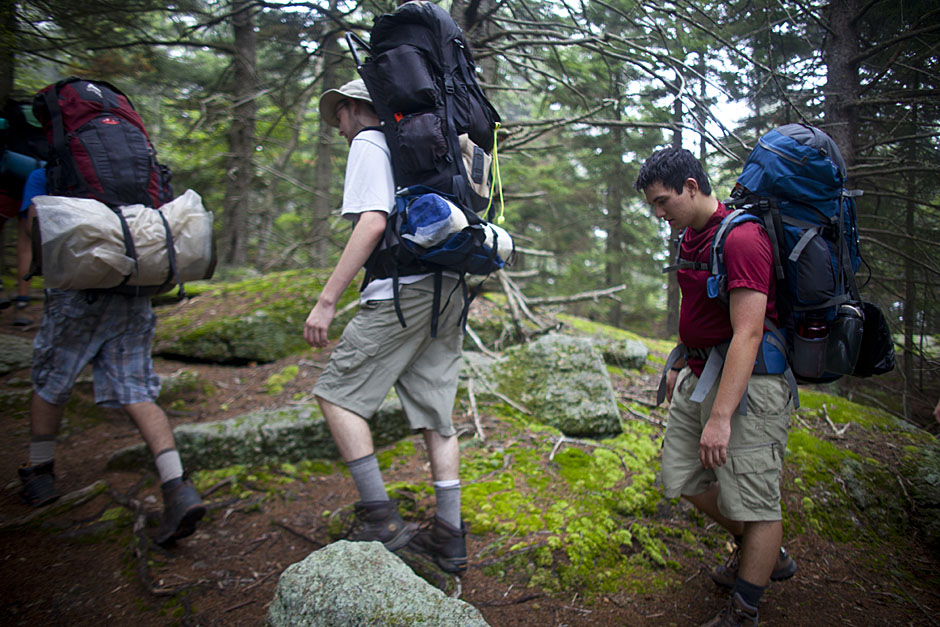 Nearing the crest of the mountain, the terrain levels out. 
Justin Ide/Harvard Staff Photographer