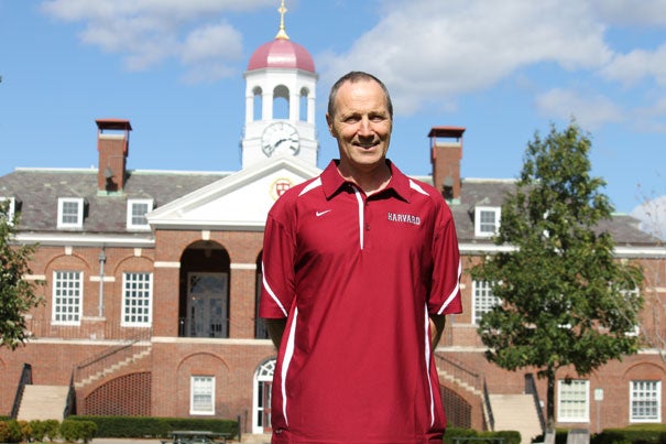 Mike Way, above, is the inaugural Gregory Lee ’87 and Russell Ball ’88 Endowed Coach for Squash. The Lee and Ball families hope this gift will benefit generations of Harvard squash athletes and unite the alumni in continued support of the program.