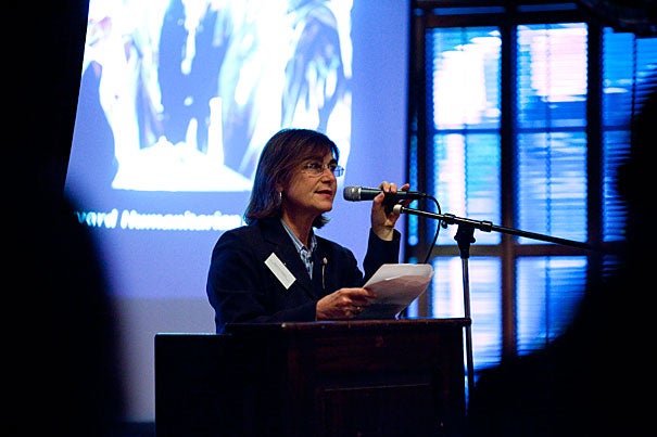 When the University Committee on Human Rights Studies was created a decade ago, the question, said Jacqueline Bhabha (above), Harvard’s adviser on human rights education, was “Why should we integrate?” At a reception on Tuesday evening, speakers, including Bhabha, raised an even bigger question: Where does one go after initial success? 