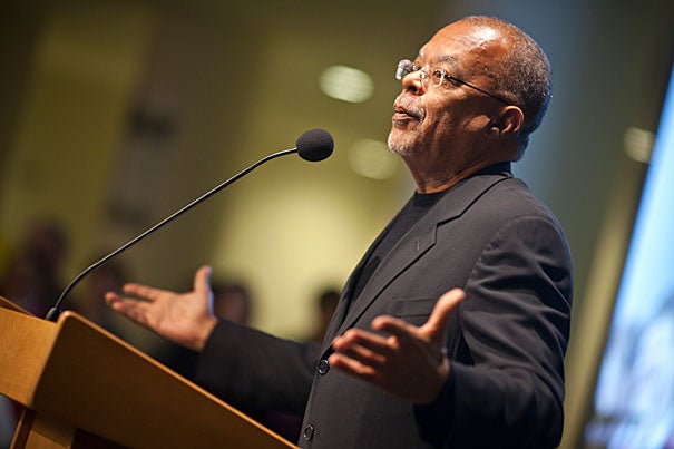 Henry Louis Gates Jr. (pictured) hailed the growth of Africa-centered programs at Harvard in the 20 years since he arrived. He said that history was being made as Harvard throws its weight behind the importance of African studies.