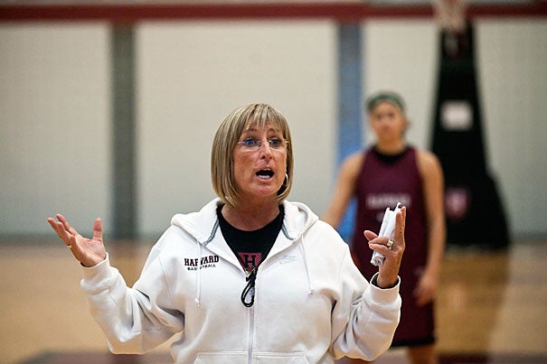 Now entering her 29th season at Harvard, Kathy Delaney-Smith has won more games than any head coach in Ivy women’s basketball history. She says that a willingness to make room for the contributions of others has been key to her success. “Some coaches worry about losing authority and respect,” she says. “Don’t get me wrong, I’m the boss, but I hire young, talented assistants who complement my weaknesses, and I let them coach.”
