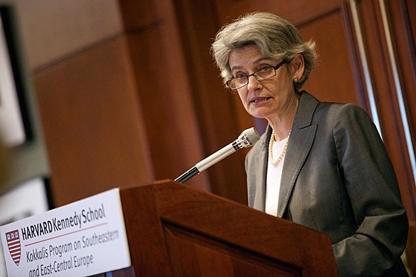 People have become fearful because they no longer feel protected by boundaries; consider the rise of xenophobia in Europe. “People fear change ...,” Irina Bokova, a former minister in Bulgaria who last year was elected UNESCO’s first female director-general, told her Harvard audience.