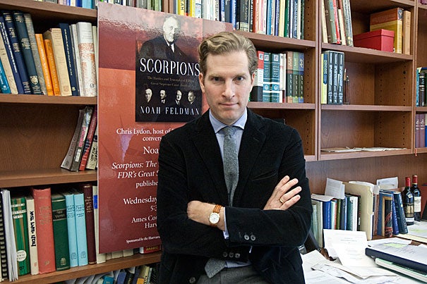 “I was amazed by the personal intensity with which the justices pursued their beliefs and views,” said Noah Feldman, whose book “Scorpions: The Battles and Triumphs of FDR’s Great Supreme Court Justices” chronicles the dealings between justices Felix Frankfurter, Hugo Black, Robert Jackson, and William O. Douglas.