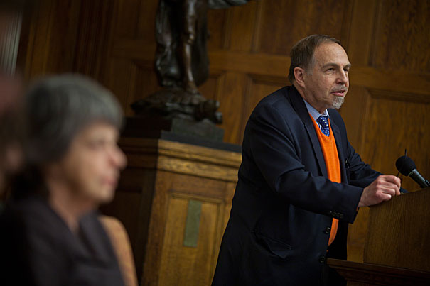 It is important to keep the dialog about care giving broad, said Arthur Kleinman, the Esther and Sidney Rabb Professor of Anthropology at Harvard. That means talking about care of the body, mind, children, and family — in both the long and the short term. Kleinman was among the panelists at a three-day conference that focused on caring giving. 