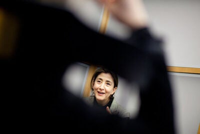 Former Colombian presidential candidate Ingrid Betancourt described the physical and mental torment of spending more than six years in captivity. “I was thrown, like the snap of a finger, from civilization to prehistoric living,” she said during her talk at Harvard’s Center for Government and International Studies.