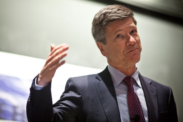 “Stop pretending that government will play a role, because it won’t,” said Jeffrey Sachs, director of Columbia University’s Earth Institute, during a talk at the Harvard University Center for the Environment.