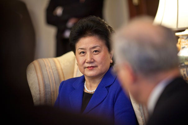 Harvard signed an agreement with the China Scholarship Council that will offer yearly fellowships for up to 35 Chinese students to attend the University at the graduate level. Madame Liu Yandong, Chinese state councilor, said, “I think that there is a lot that we can learn from Harvard, and I really hope that we can step up our cooperation in this field."