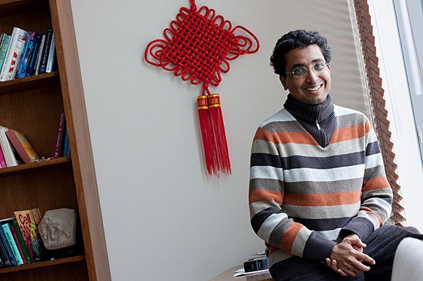 Pew Scholars, like Harvard's Sharad Ramanathan, receive $240,000 over four years to pursue their research without restriction. 